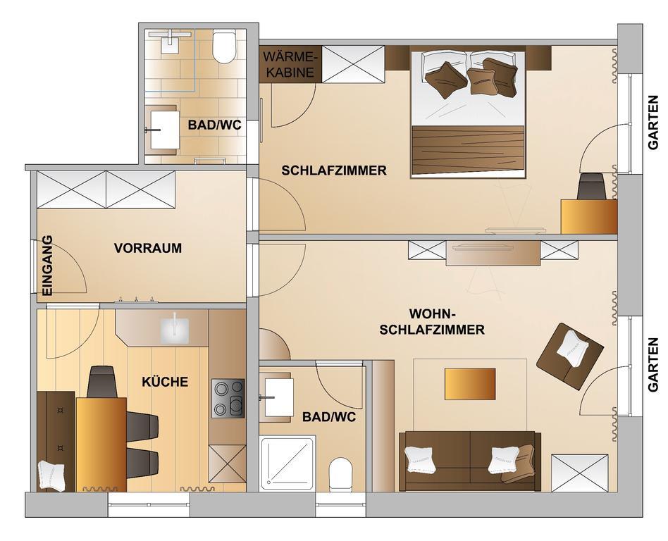 Appartements Zerzer Ried im Oberinntal Camera foto